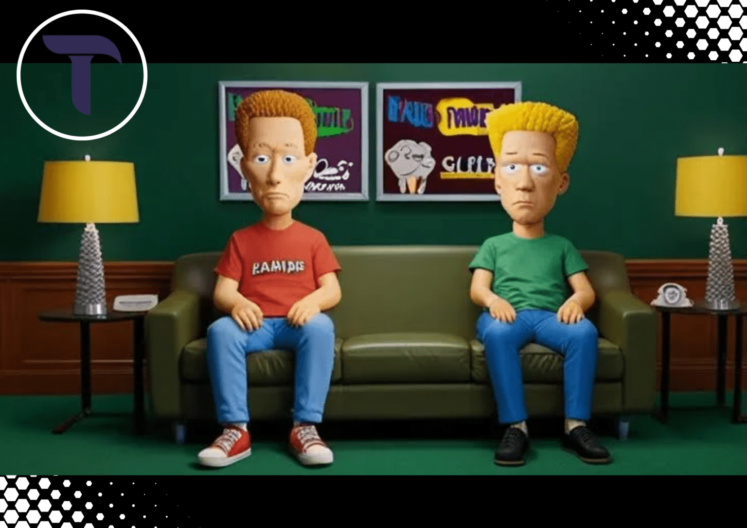 Meet the Beavis and Butthead Couch Background Green Screen Meet the Beavis and Butthead Couch Background Green Screen
