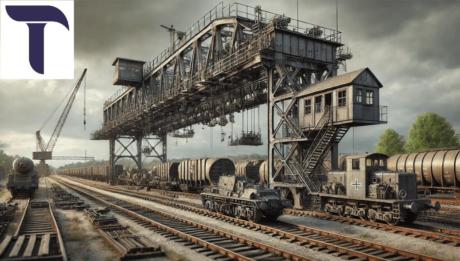 WW2 German Railway Gantry Crane: Secrets of a Wartime Giant WW2 German Railway Gantry Crane: Secrets of a Wartime Giant